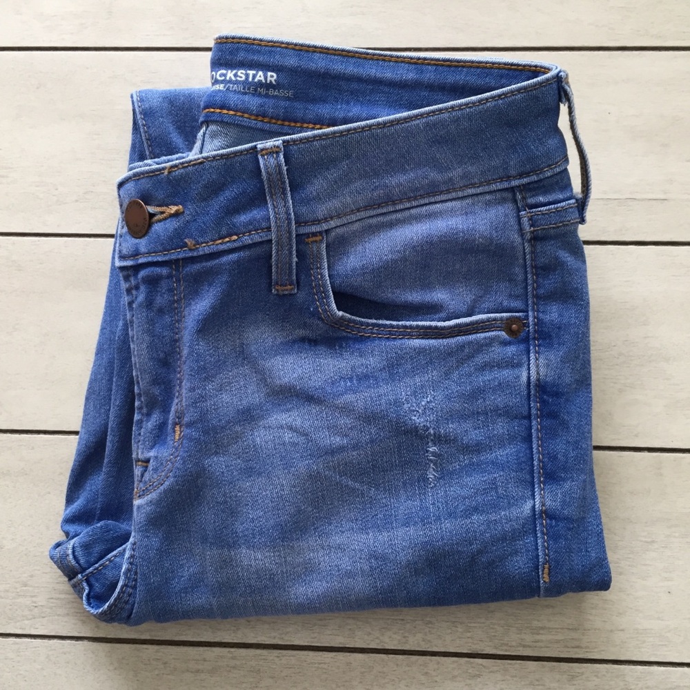 Old Navy Mid Rise Rockstar Jeggings